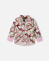 Giacca in pile Reima Ornament per bambini – Light Heather, vista frontale