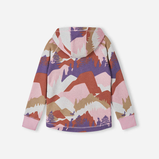 Giacca in pile Reima Northern per bambini – Grigio e rosa 4505