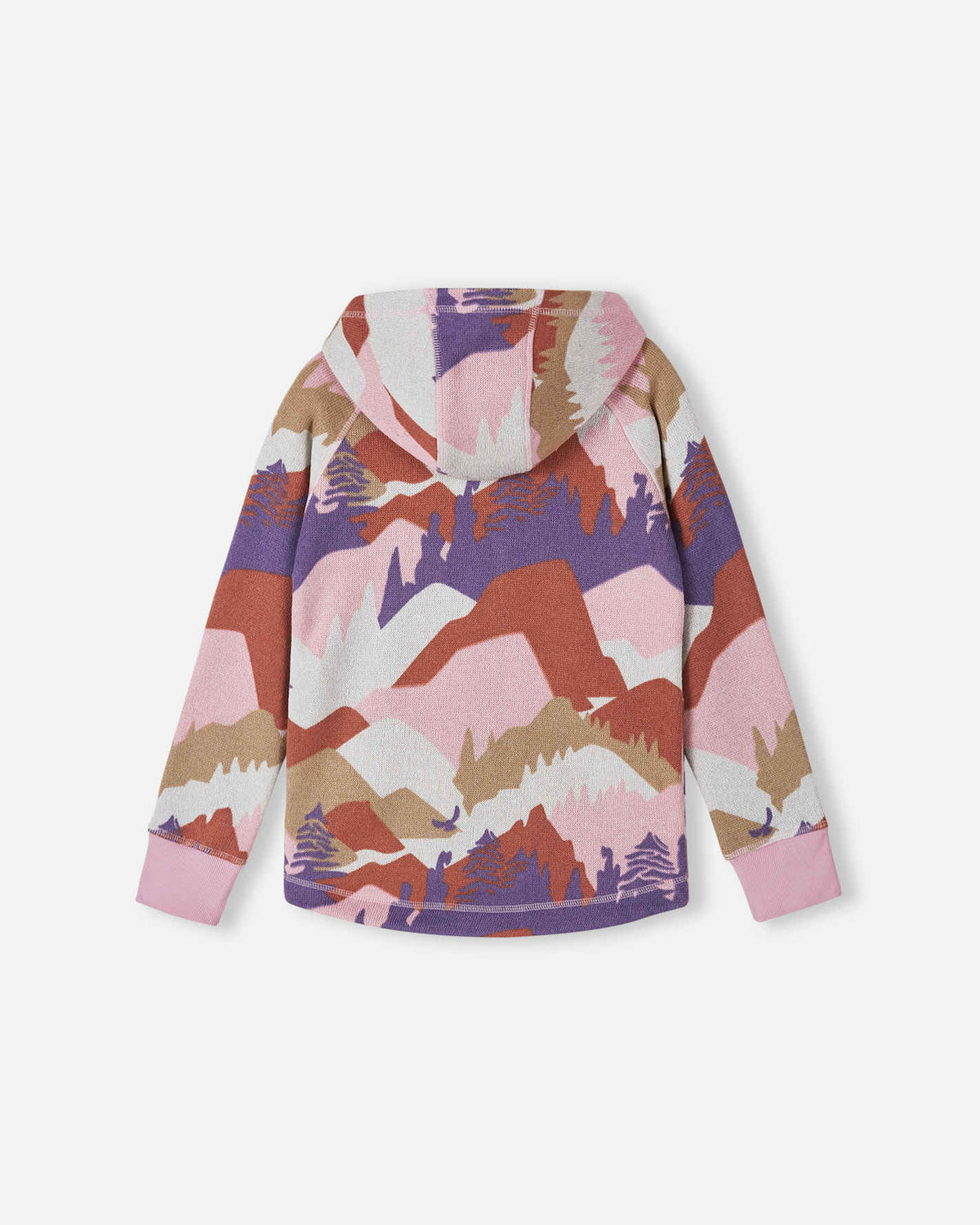 Giacca in pile Reima Northern per bambini – Grigio e rosa 4505