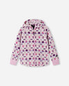 Giacca in pile Reima Northern per bambini – Grigio e rosa 4508