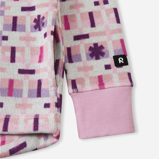 Giacca in pile Reima Northern per bambini – Grigio e rosa 4508