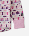 Giacca in pile Reima Northern per bambini – Grigio e rosa 4508