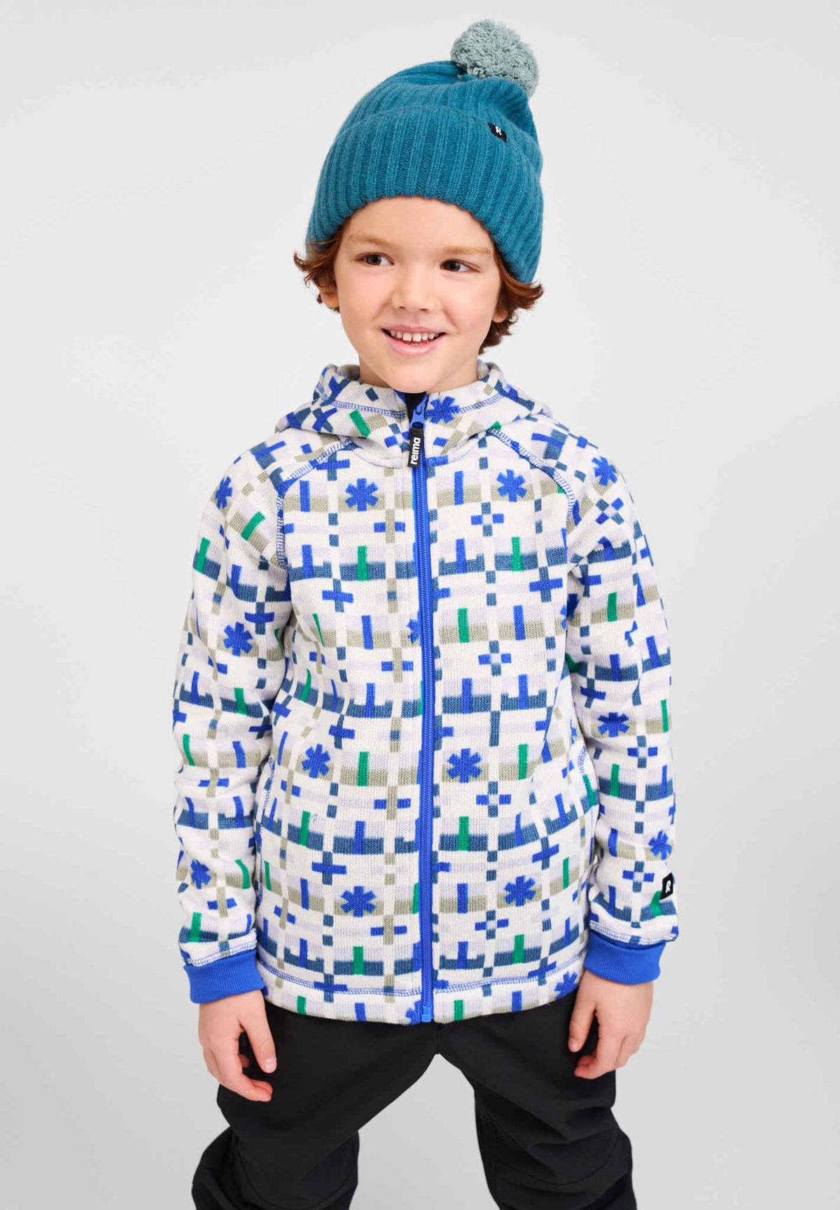 Giacca in pile Reima Northern per bambini – Sparkly Blue