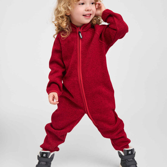 Tuta in pile Reima Tahti per bambini piccoli – Cranberry