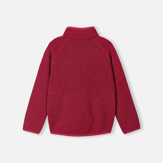 Reima Hopper Fleecejacke Kinder Cranberry Rückansicht