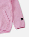 Reima Hopper Fleecejacke Kinder Light Heather Detailansicht Tasche und Ärmel