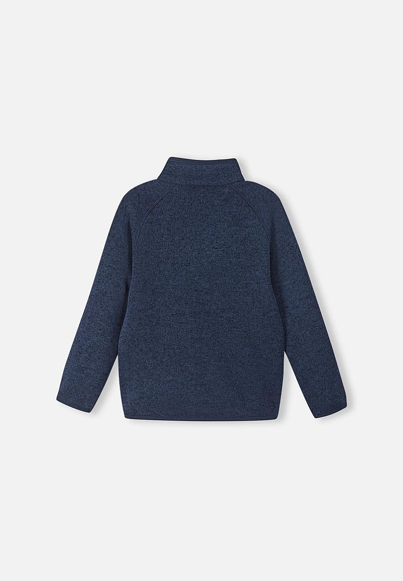 Reima Hopper Fleecejacke Kinder Jeans blue Rückansicht