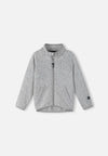 Reima Hopper Fleecejacke Kinder Melange grey Vorderansicht
