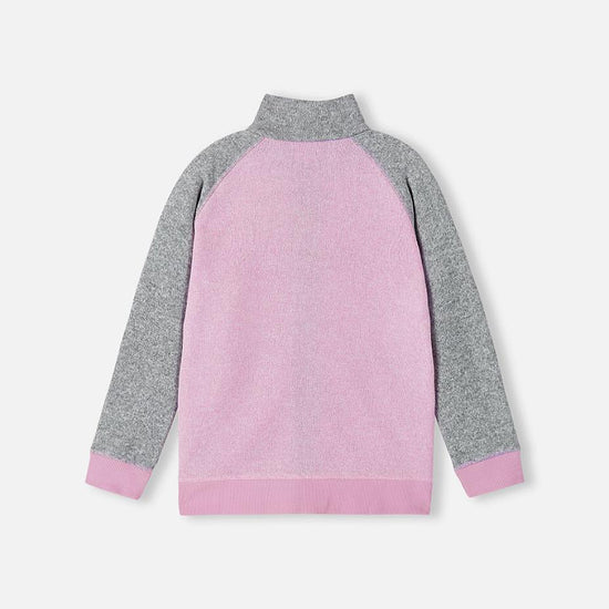 Reima Neulomus Fleecejacke Kinder Light Heather – Packshot Rückansicht