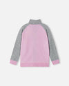 Reima Neulomus Fleecejacke Kinder Light Heather – Packshot Rückansicht