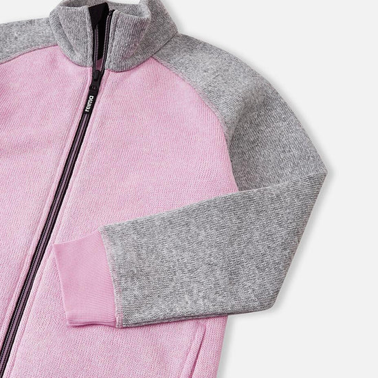 Reima Neulomus Fleecejacke Kinder Light Heather – Detailansicht 1
