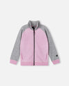Reima Neulomus Fleecejacke Kinder Light Heather – Packshot Vorderansicht