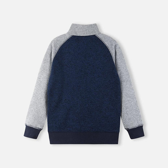 Reima Neulomus Fleecejacke Kinder Navy – Packshot Rückansicht