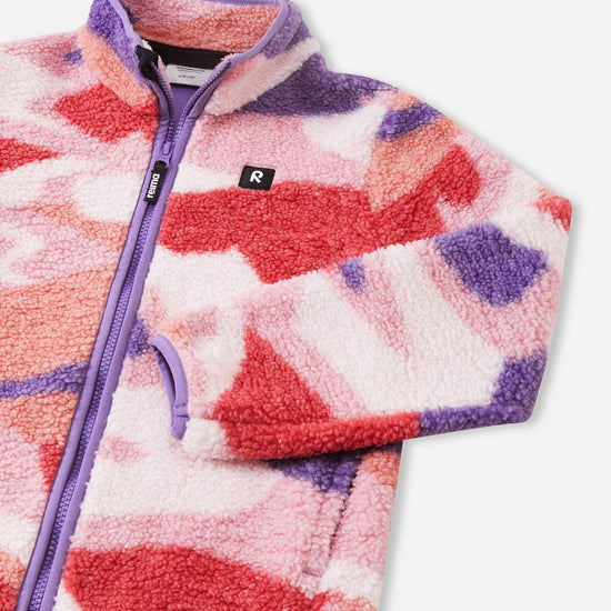Reima Tupsis Teddyfleecejacke Kinder – Rose blush