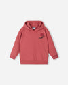 Felpa con cappuccio Reima Huppis per bambini – Red Clay
