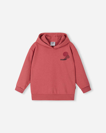 Felpa con cappuccio Reima Huppis per bambini – Red Clay
