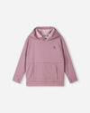 Felpa con cappuccio in pile Reima Reilu per bambini – Grigio e rosa