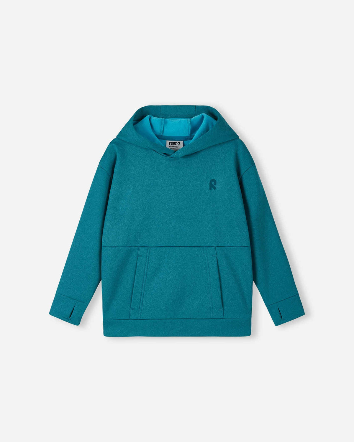 Felpa con cappuccio in pile Reima Reilu per bambini – Blu acquatico