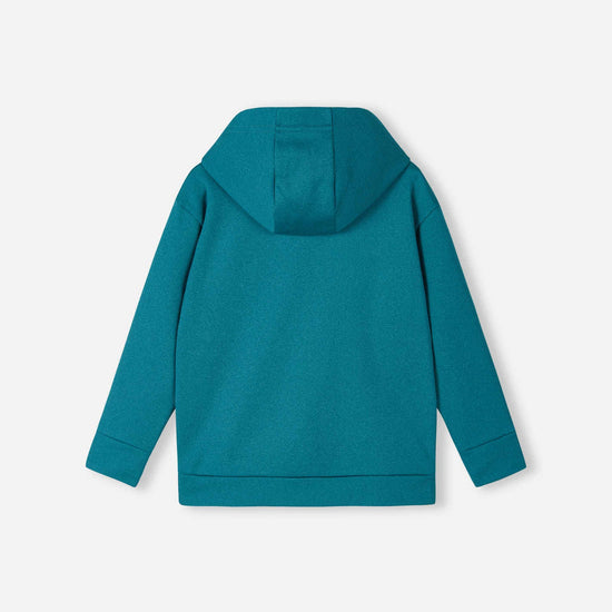 Felpa con cappuccio in pile Reima Reilu per bambini – Blu acquatico