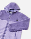 Chaqueta de felpa Reima Muhkea para niños, color Misty Violet – Detalles del producto