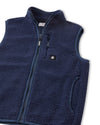 Chaleco de forro polar Reima Tupa para niños, color azul marino – Vista lateral