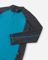 Reima Viihdyn Merino-Wolljacke Kinder – Aquatic Blue