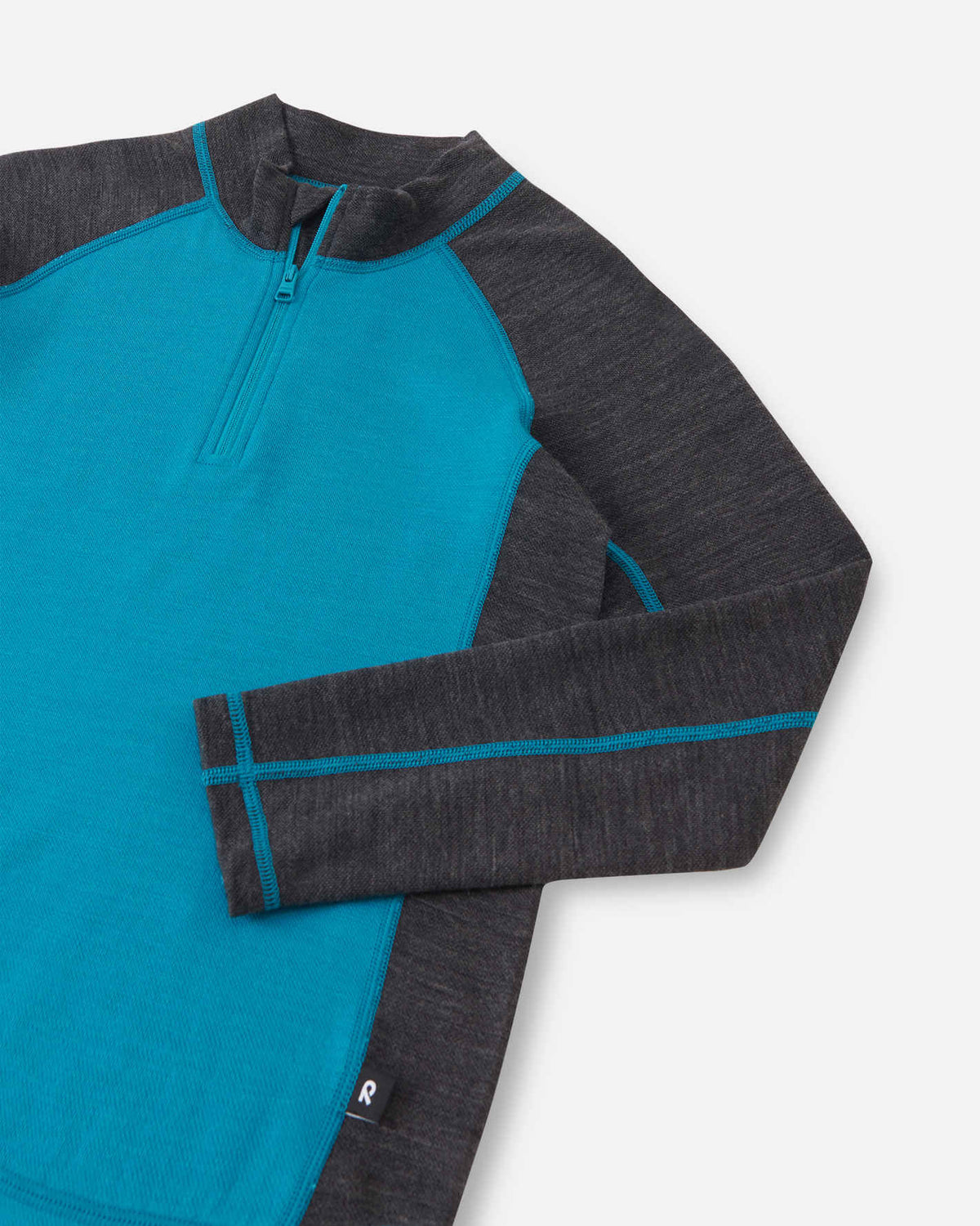 Reima Viihdyn Merino-Wolljacke Kinder – Aquatic Blue