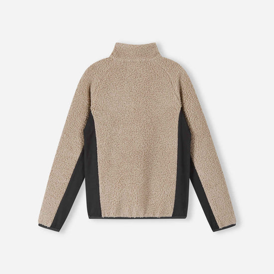 Giacca in pile Teddy Reima Puhku per bambini – Beige terra