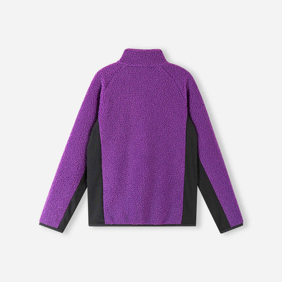 Giacca in pile Teddy Reima Puhku per bambini – Plum Purple
