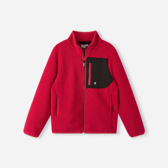 Reima Turina Teddyfleecejacke Kinder – Cranberry
