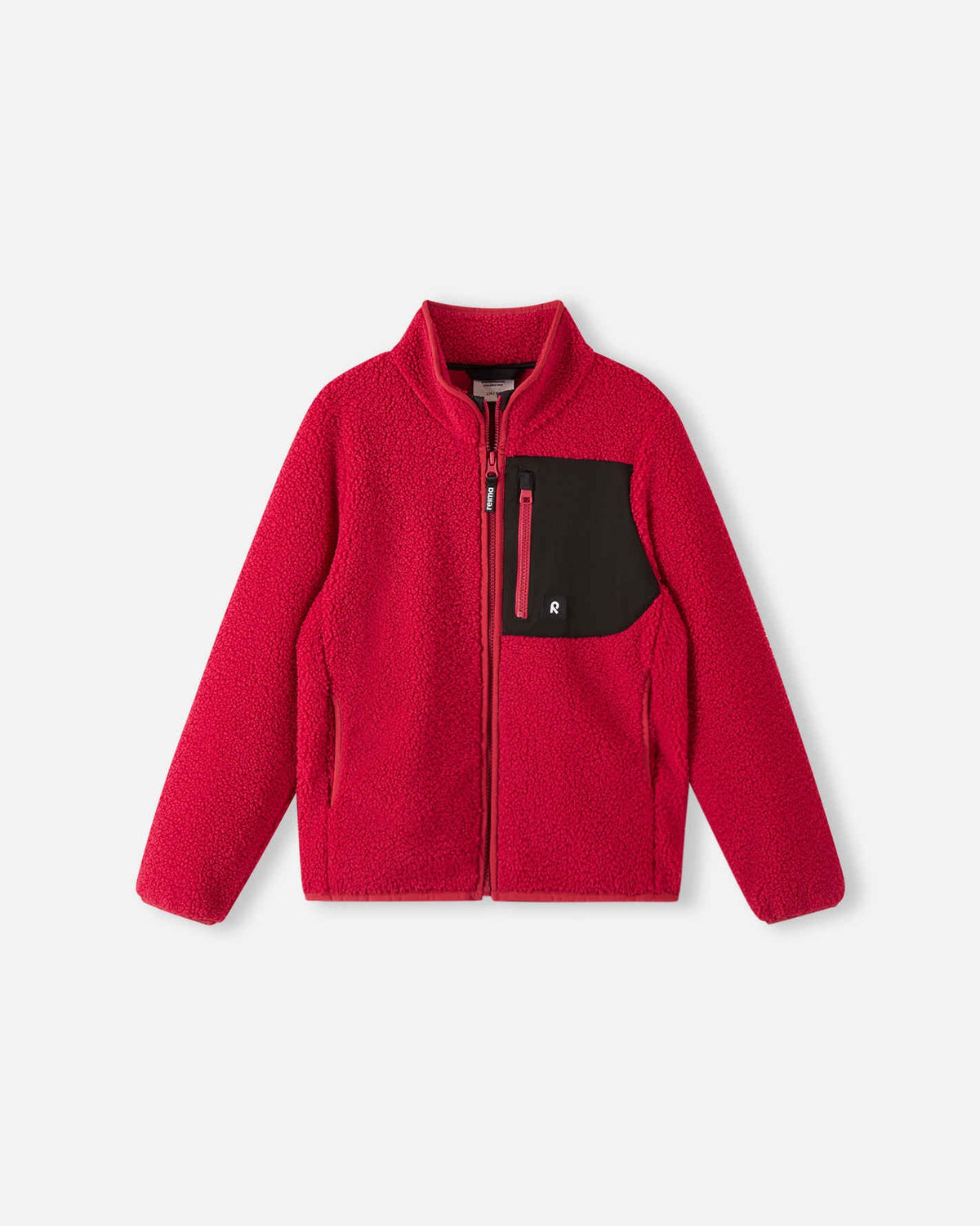 Reima Turina Teddyfleecejacke Kinder – Cranberry