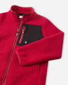 Reima Turina Teddyfleecejacke Kinder – Cranberry