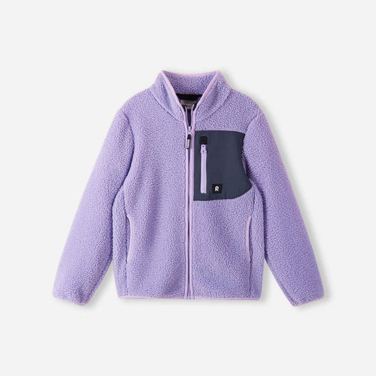 Reima Turina Teddyfleecejacke Kinder – Blooming Lilac