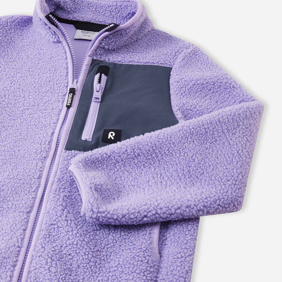Reima Turina Teddyfleecejacke Kinder – Blooming Lilac
