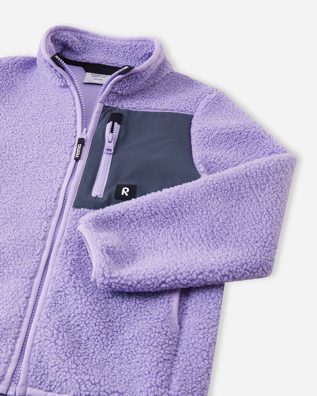 Reima Turina Teddyfleecejacke Kinder – Blooming Lilac