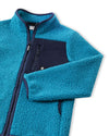 Reima Turina Teddyfleecejacke Kinder – Aquatic Blue