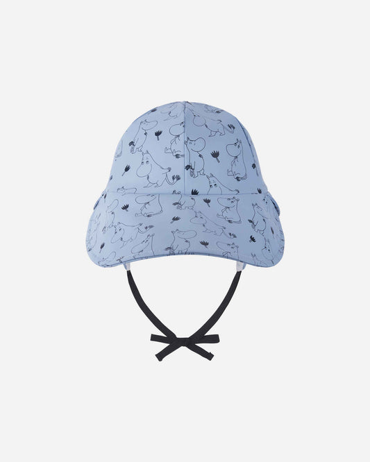 Sombrero para la lluvia Reima Moomin Rainy para niños, color Airy Blue – Foto de producto