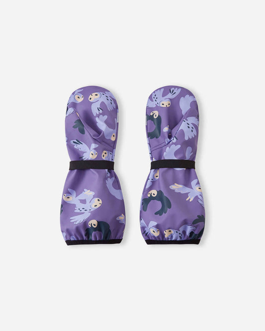 Guanti antipioggia Reima Puro per bambini Misty Violet – Foto del prodotto (retro)