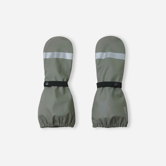 Reima Kura regenwanten voor kinderen, Greyish Green – Packshot voorkant