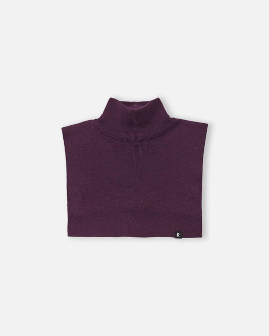 Cache-cou Reima Star en laine mérinos pour enfants, Deep Purple – Photo du produit (face avant)