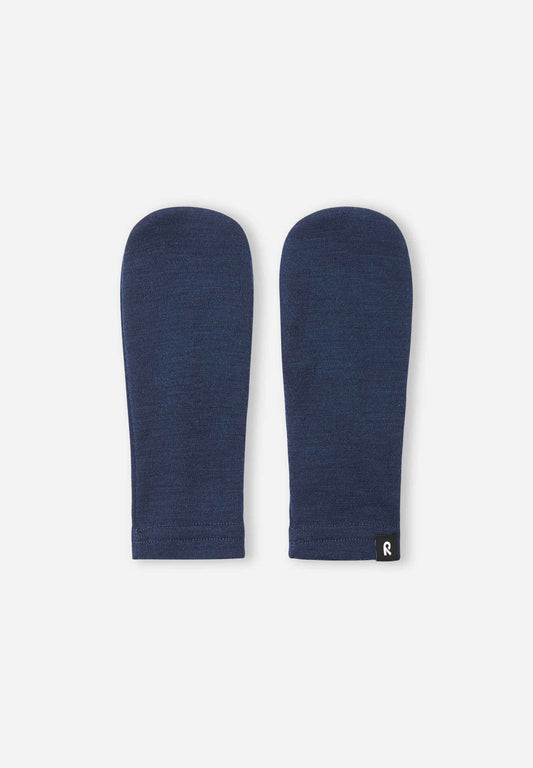 Guanti senza dita Reima Eino in lana merino per bambini, blu navy – Foto del prodotto 1