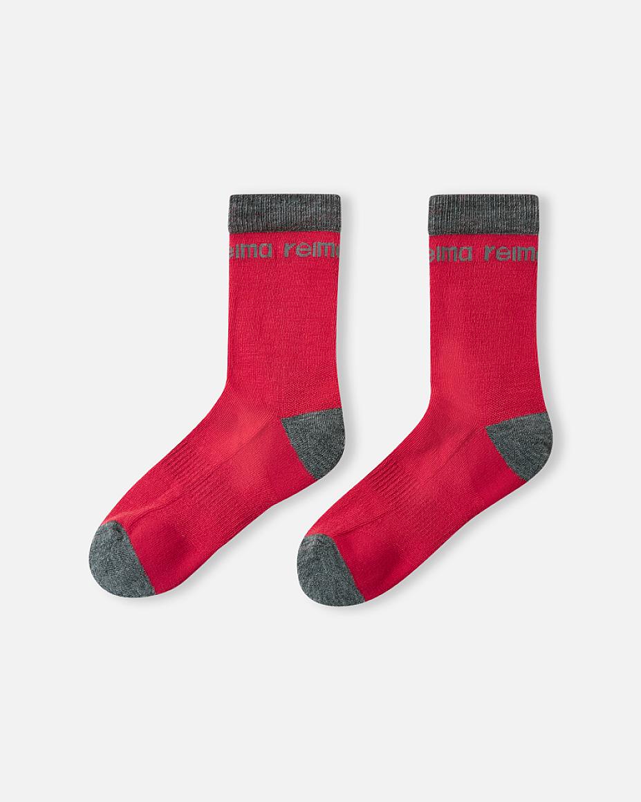 Reima Saapas Wollsocken Kinder Reima Red – Packshot Paar