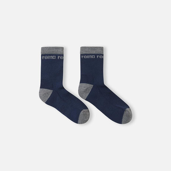 Reima Saapas Wollsocken Kinder Navy – Packshot Seite