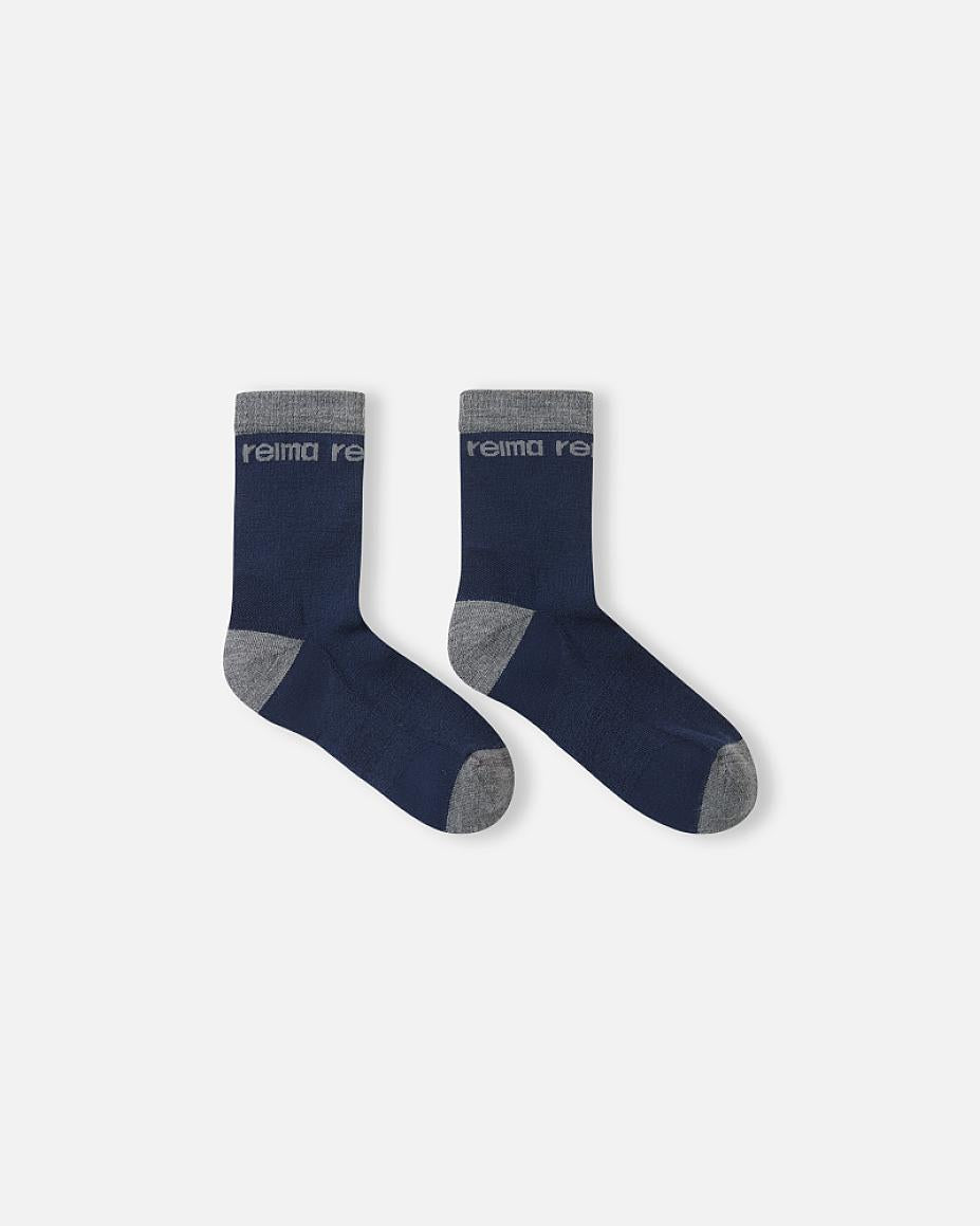 Reima Saapas Wollsocken Kinder Navy – Packshot Seite