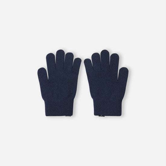 Reima Sormin Merino-Fingerhandschuhe Kinder Navy – Packshot Rückseite