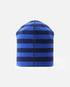 Gorro reversible Reima Tanssi para niños – Azul marino – Foto de producto (vista trasera)