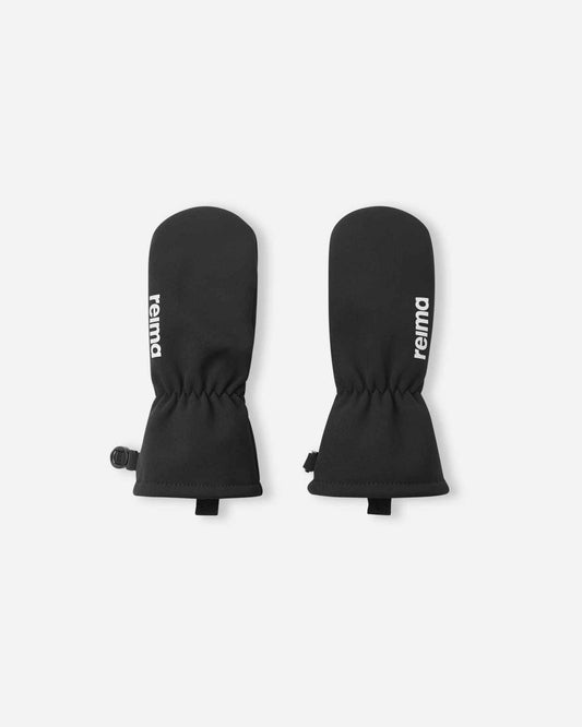 Reima Osaten Softshell Fäustlinge Kinder Black – Packshot