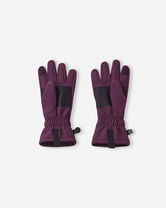 Reima Tehden Softshell Handschuhe Kinder Deep Purple – Packshot 2