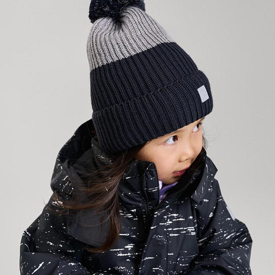Reima Pilke reflektierende Wollmix-Beanie in Black – Ansicht 2