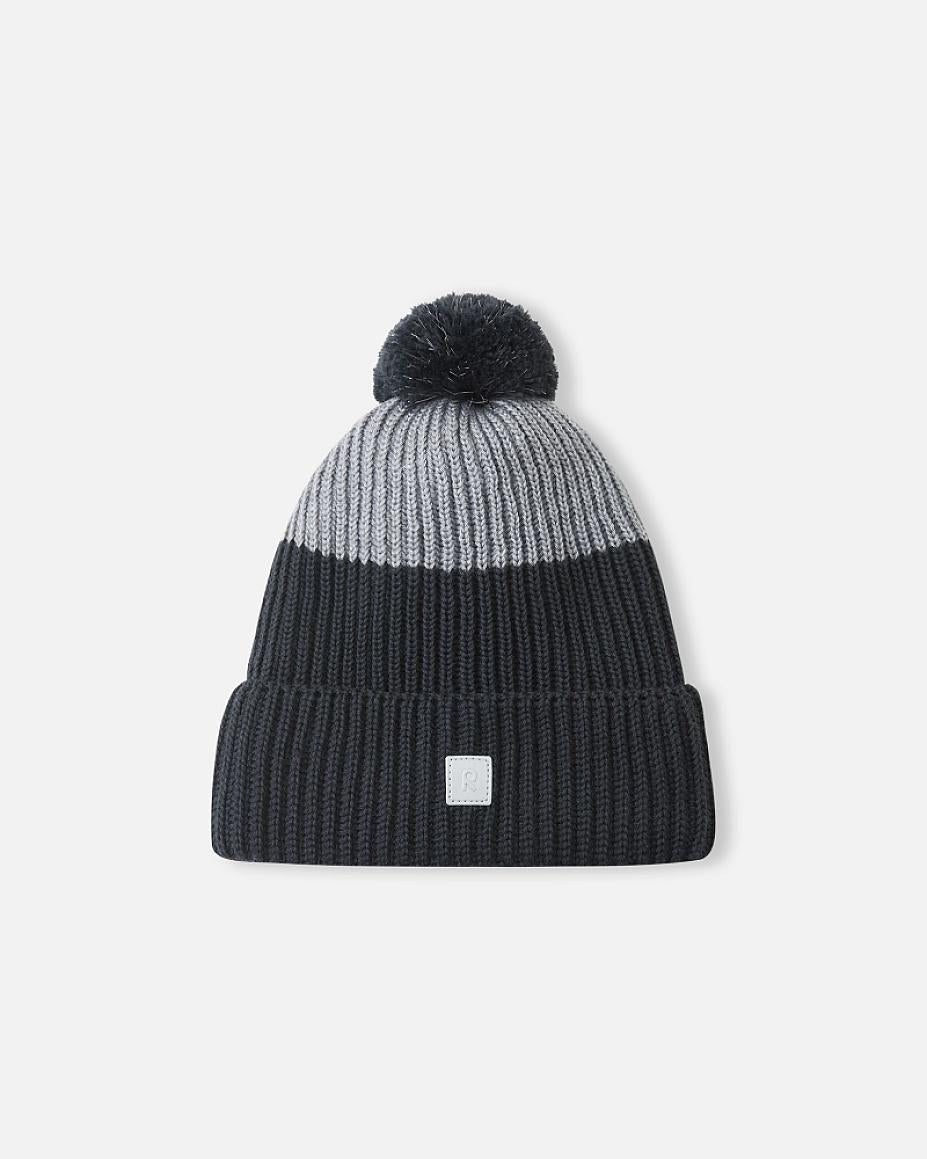 Reima Pilke reflektierende Wollmix-Beanie in Black – Ansicht 3